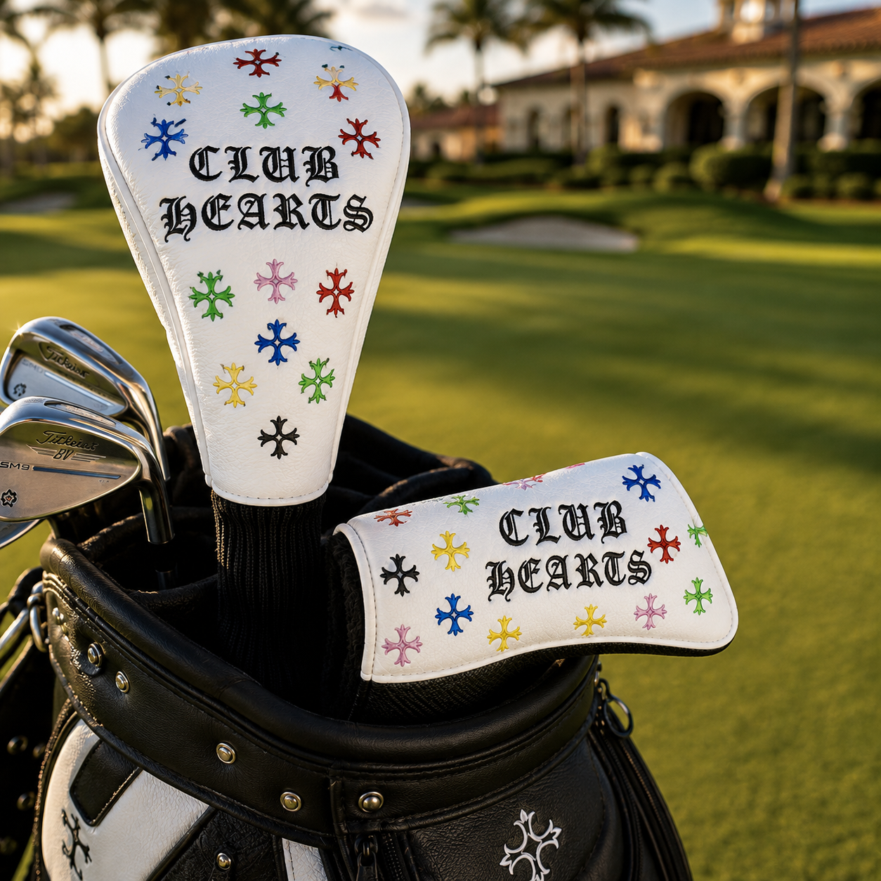 PUTTER HEADCOVER - WHITE